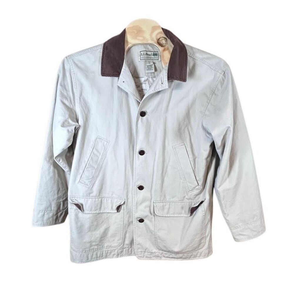 L. L. Bean Extra Large (XL) Barn Chore Coat Corduroy Collar and Cuffs Farmwear